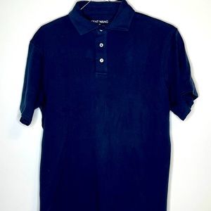 XXL Kent Wang Luxury SS Navy Polo
